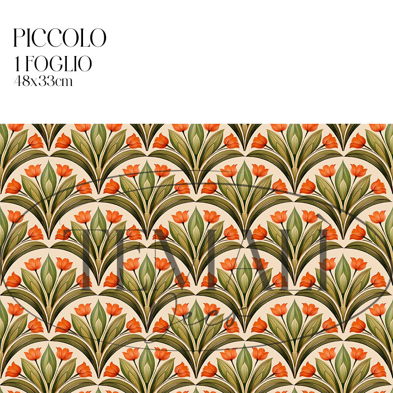 Découpage Tappezzeria – Raggio di tulipani