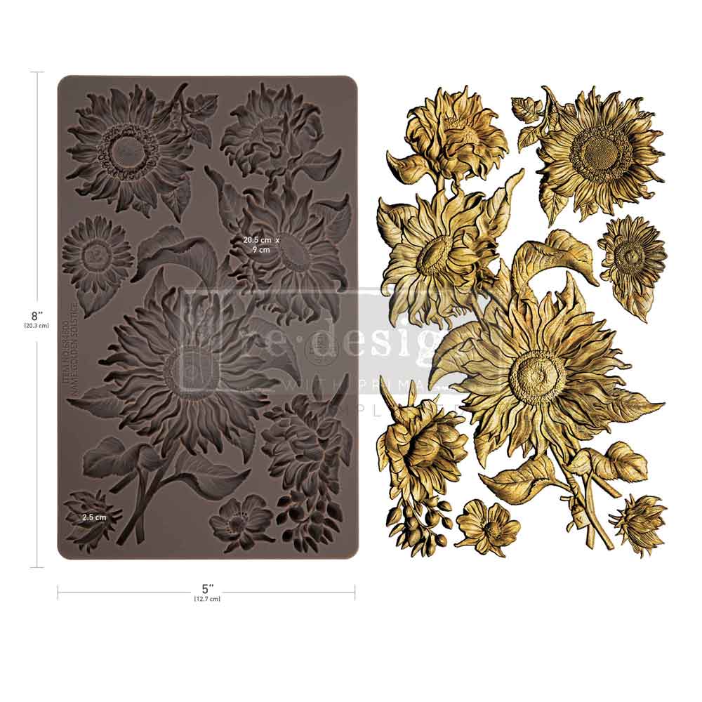 Redesign Decor Moulds "Golden Solstice" 12,7 x 20,3 cm