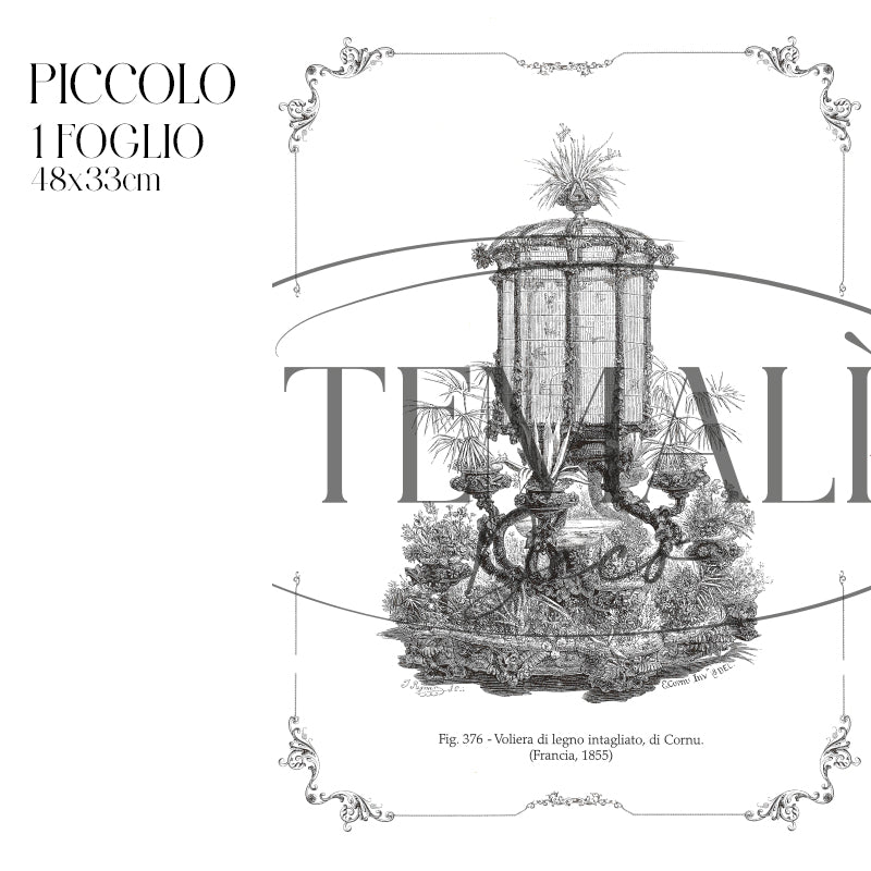 Découpage Serigrafia - Voliera Intagliata