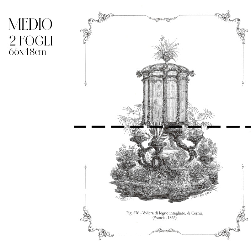 Découpage Serigrafia - Voliera Intagliata