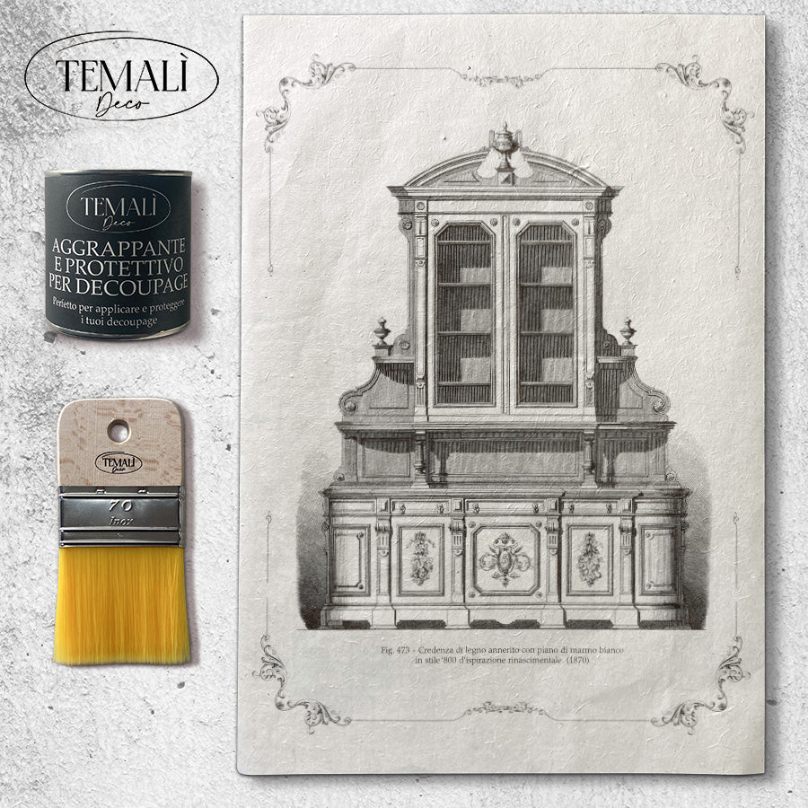 Découpage Serigrafia - Credenza in stile '800