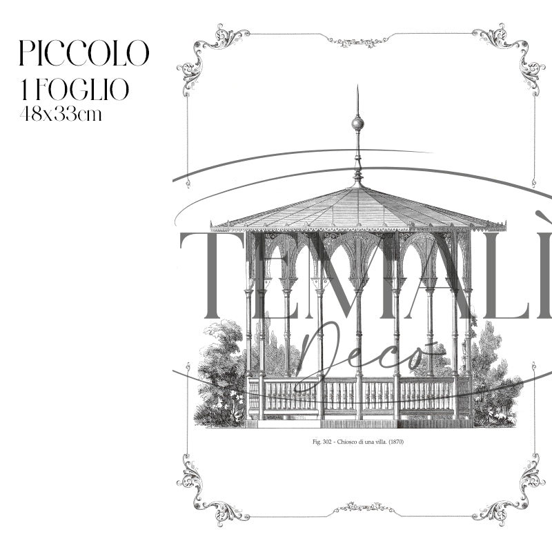 Découpage Serigrafia - Chiosco in Villa