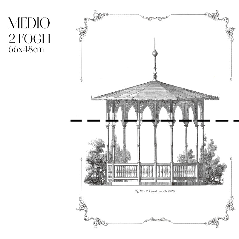 Découpage Serigrafia - Chiosco in Villa