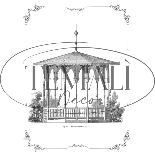 Découpage Serigrafia - Chiosco in Villa