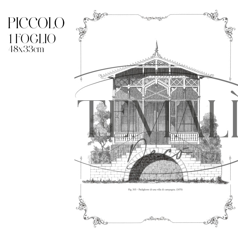 Decoupagé Serigrafia - Padiglione in Campagna