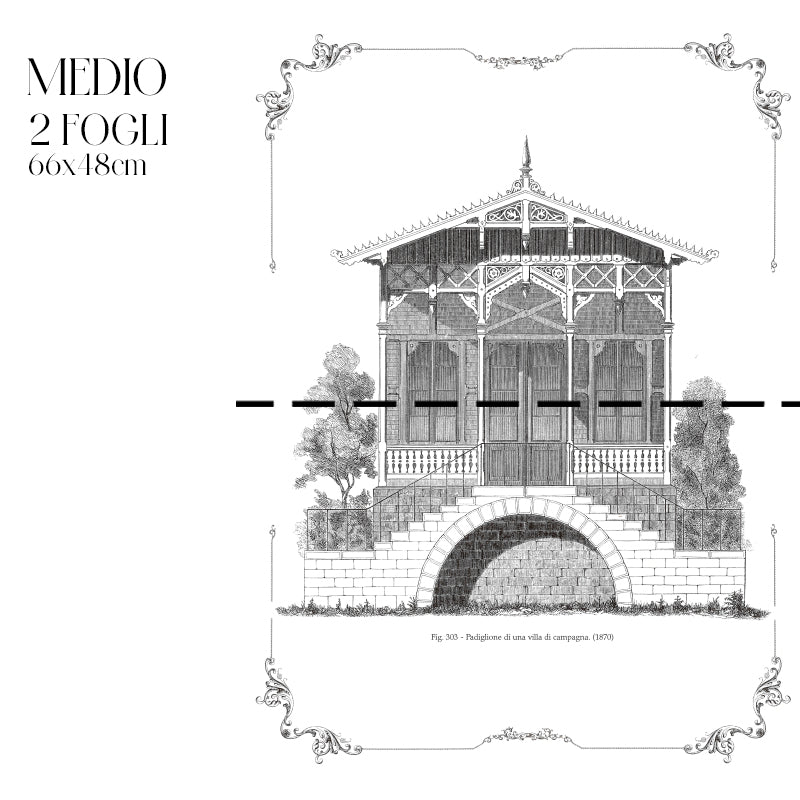 Decoupagé Serigrafia - Padiglione in Campagna