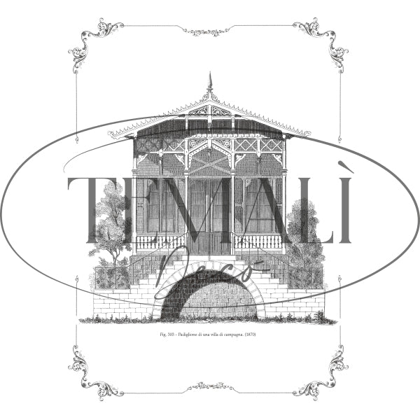 Decoupagé Serigrafia - Padiglione in Campagna