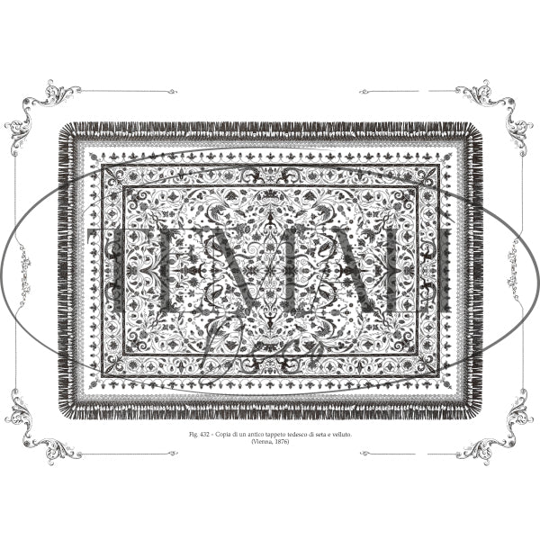 Decoupagé Serigrafia - Tappeto Tedesco