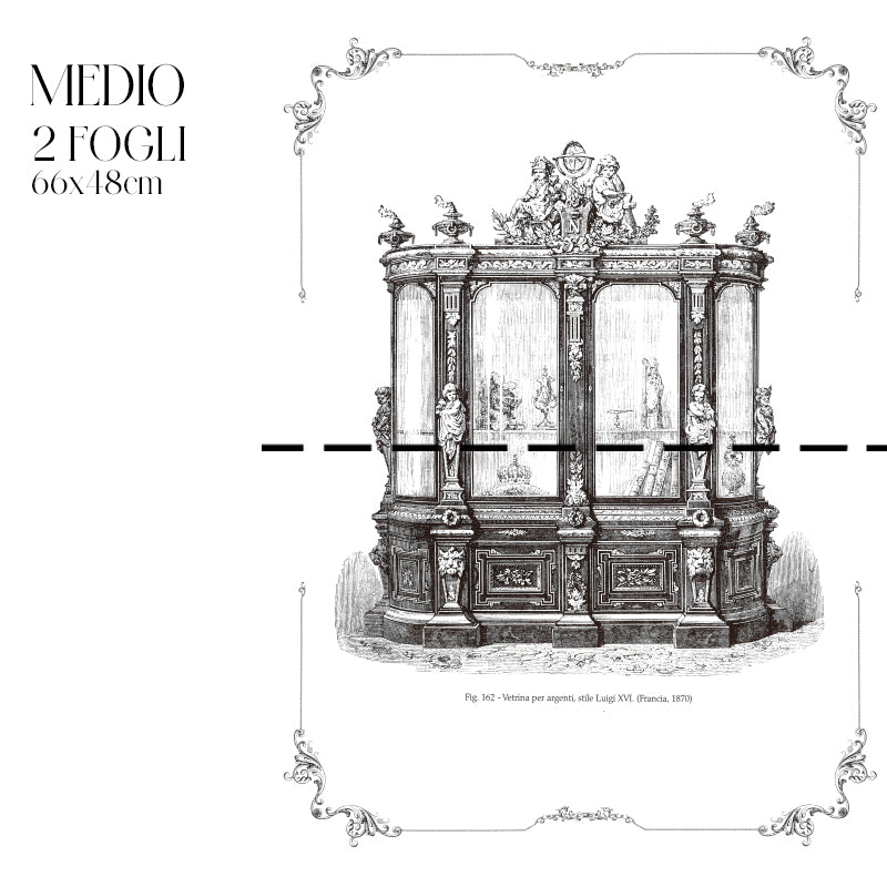 Découpage Serigrafia - Vetrina per Argenti