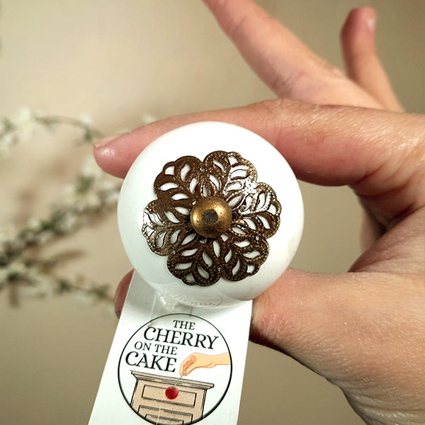 Pomello in ceramica “Fiore Morbido"