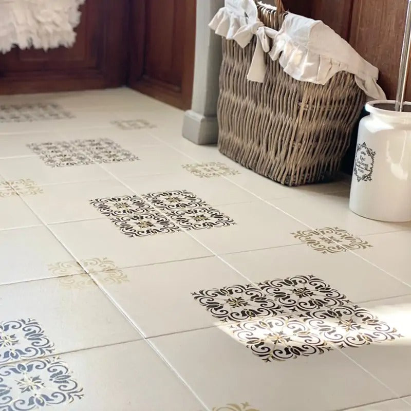 Stencil "Villa Cementina", Magic Paint, riutilizzabile, 20x20 cm