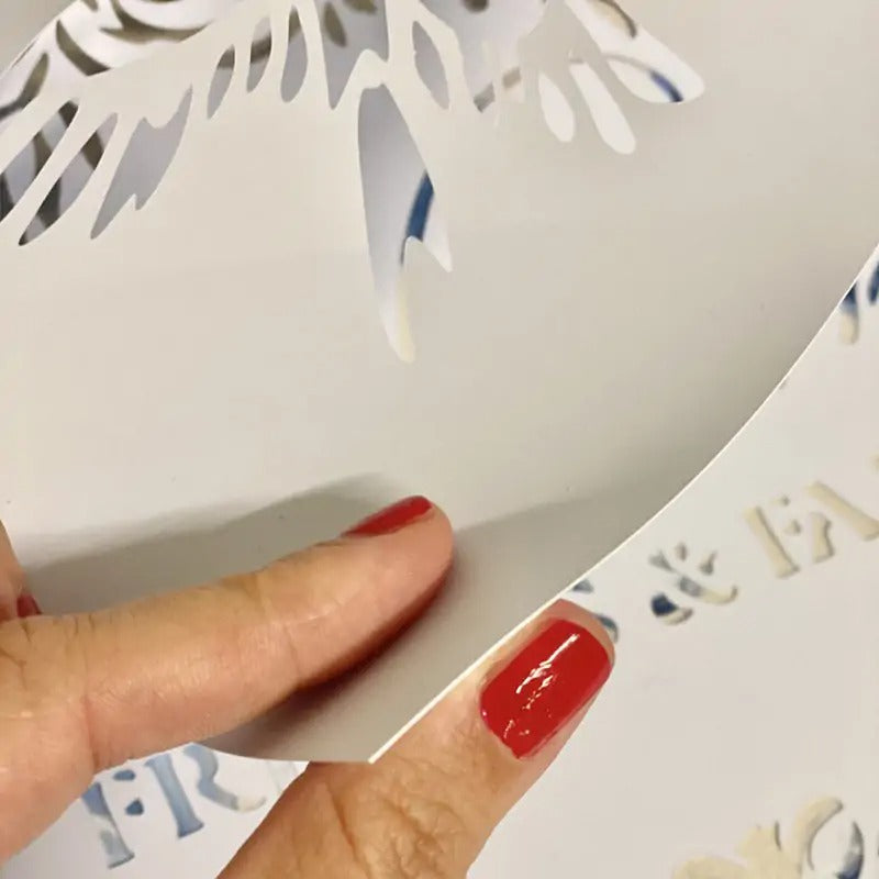 Stencil "Welcome", Magic Paint, riutilizzabile, 30x42 cm