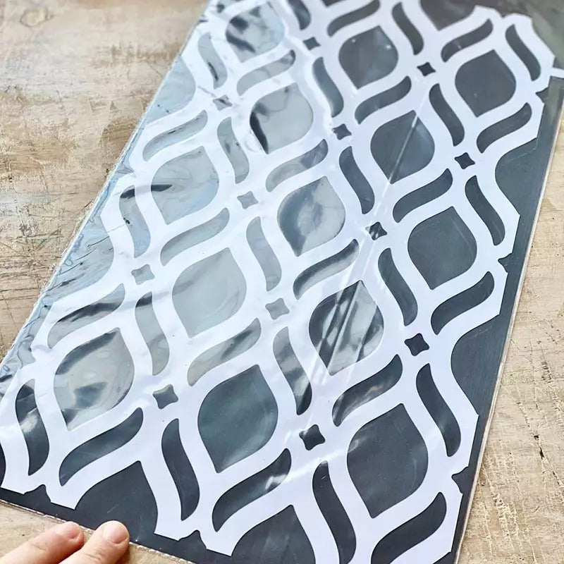 Stencil "Marocaine", Magic Paint, riutilizzabile, 25x41 cm