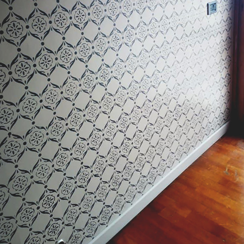 Grande Stencil Marocaine Medaillon