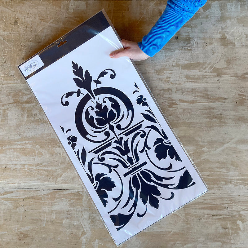 Stencil “Jardin des Tuileries”, Magic Paint, riutilizzabile, 30×55 cm