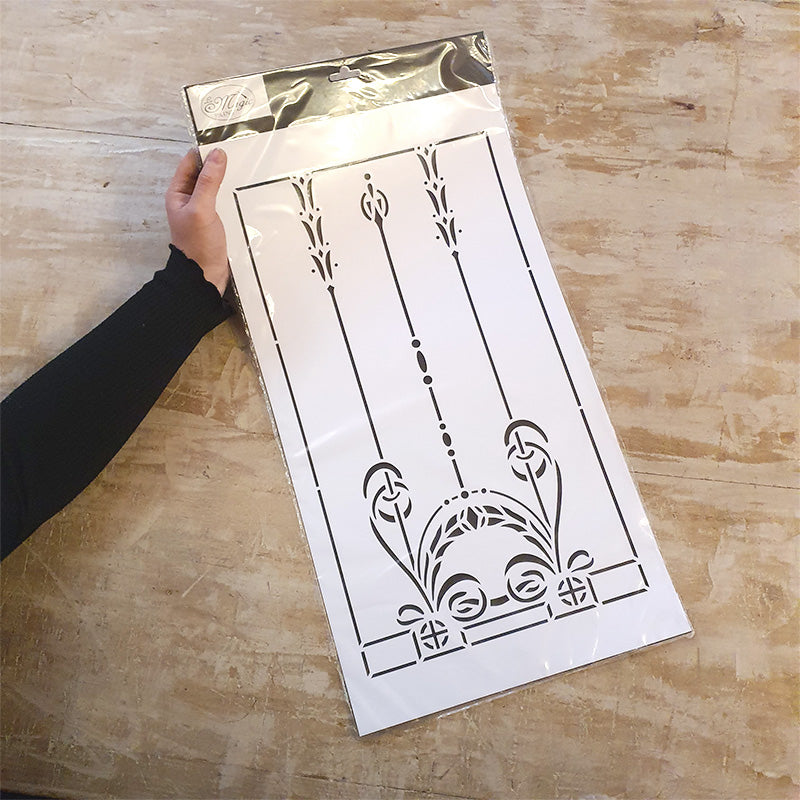 Stencil "Villa Ruggeri" Magic Paint, riutilizzabile 30x55 cm