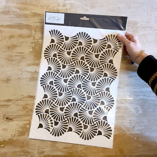Stencil “Déco”, Magic Paint, riutilizzabile, 42×29.7 cm