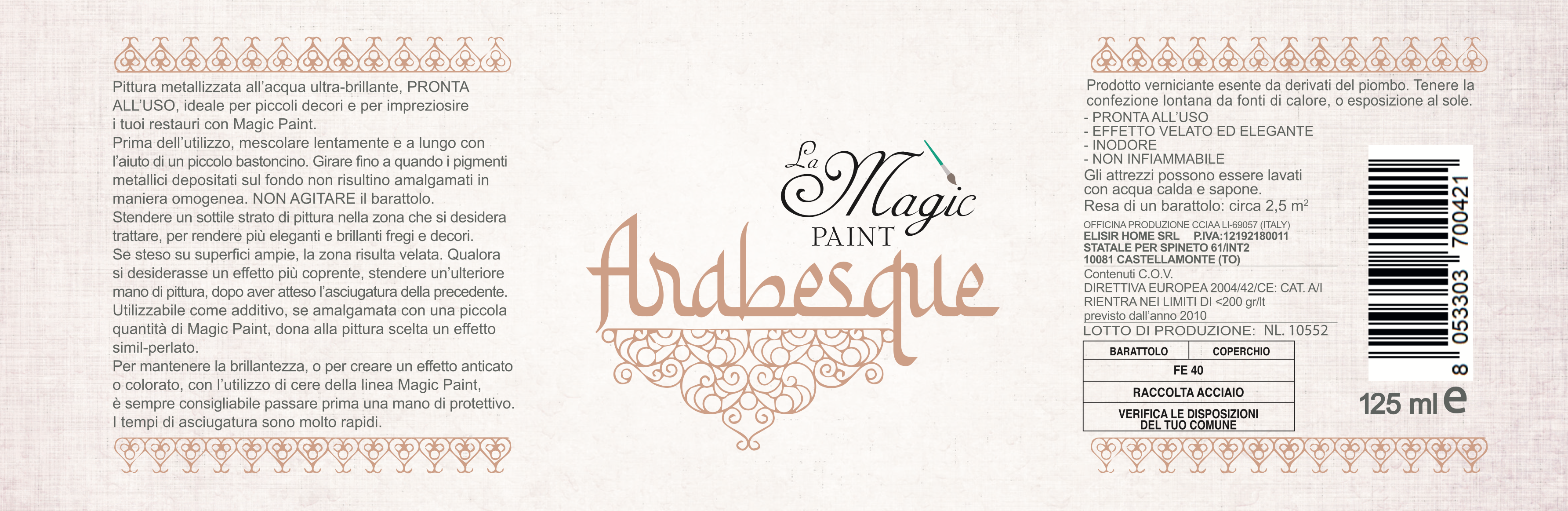 Magic Paint colore "Arabesque"