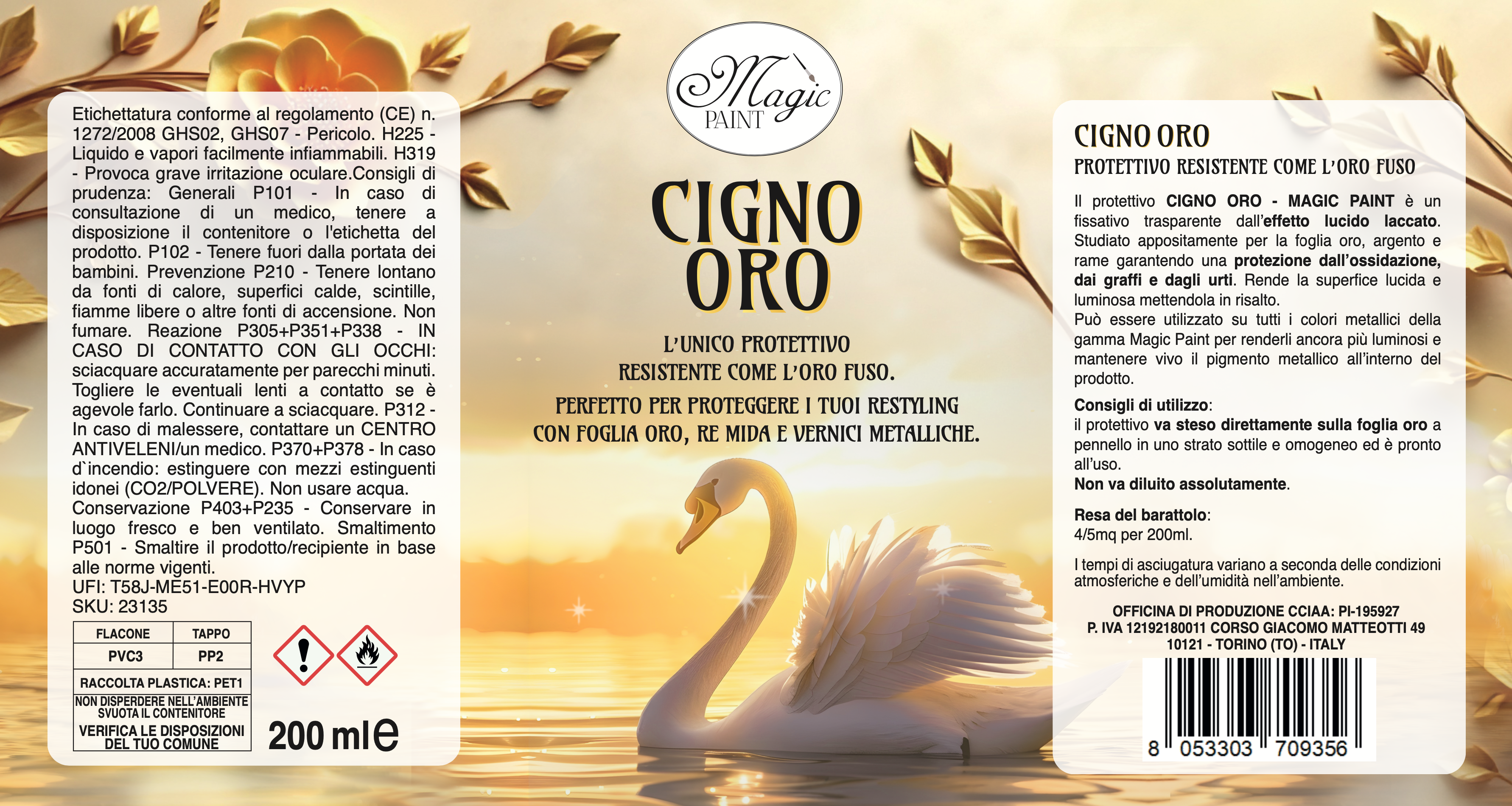 Protettivo per oro "Cigno Oro" Magic Paint