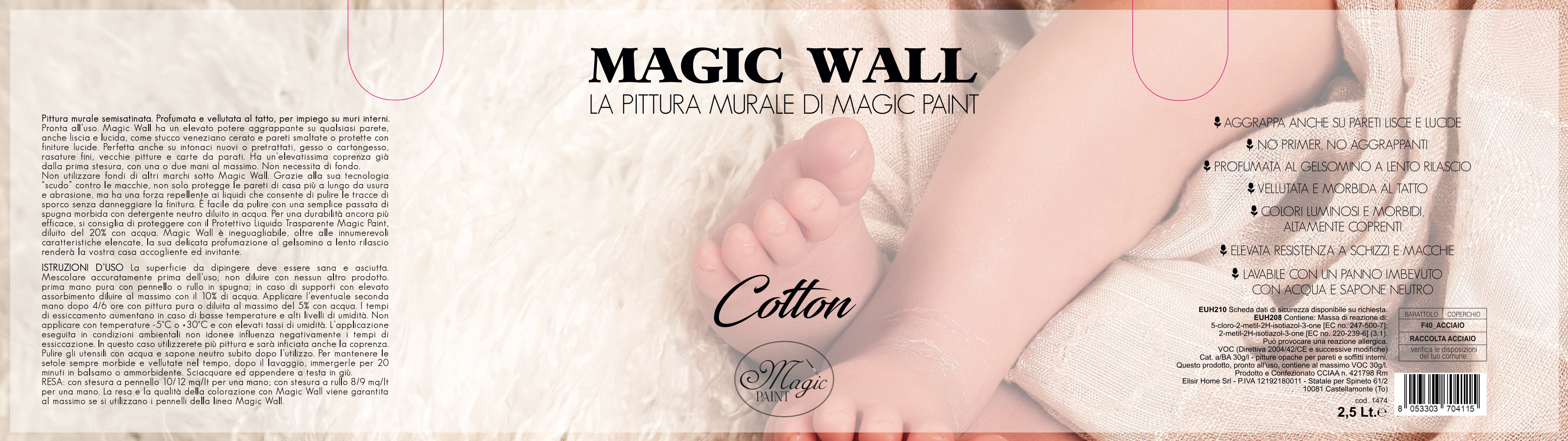 Magic Wall colore “COTTON”