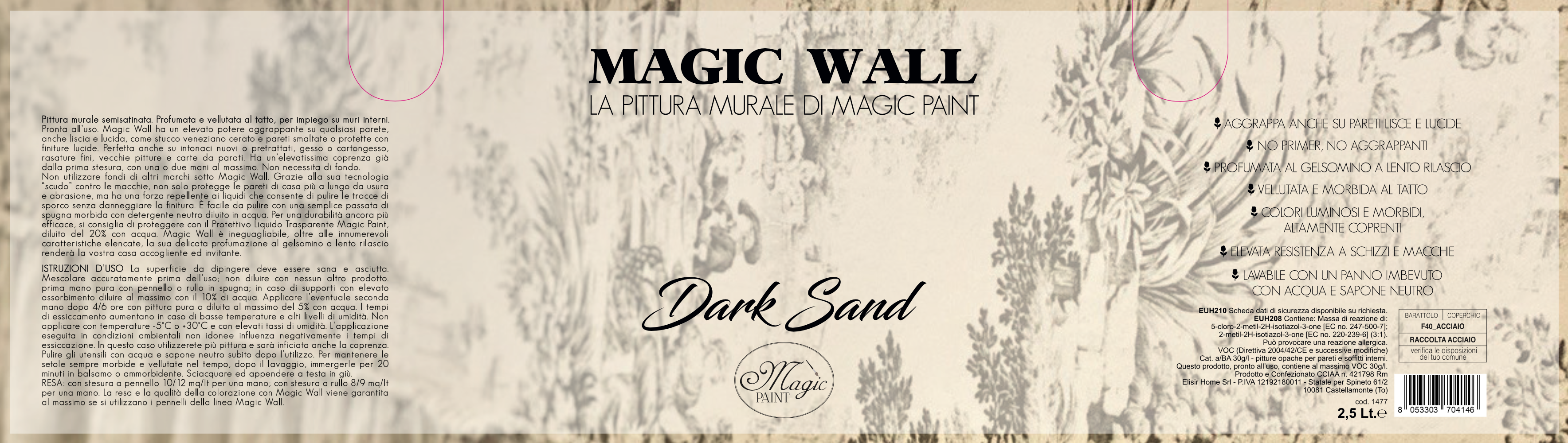 Magic Wall colore “DARK SAND"