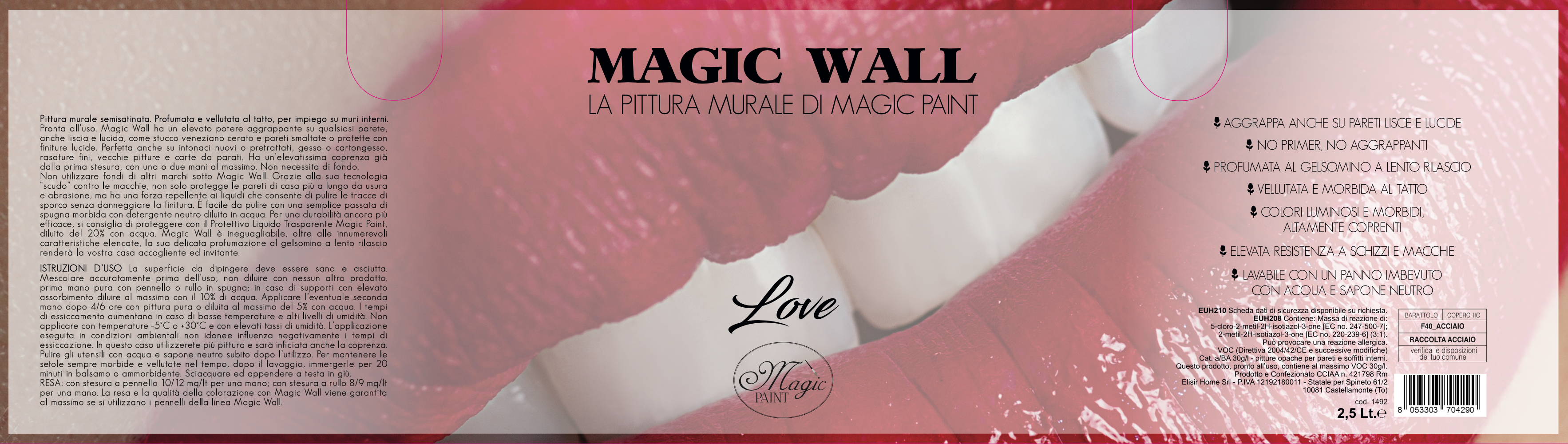 Magic Wall colore “LOVE"