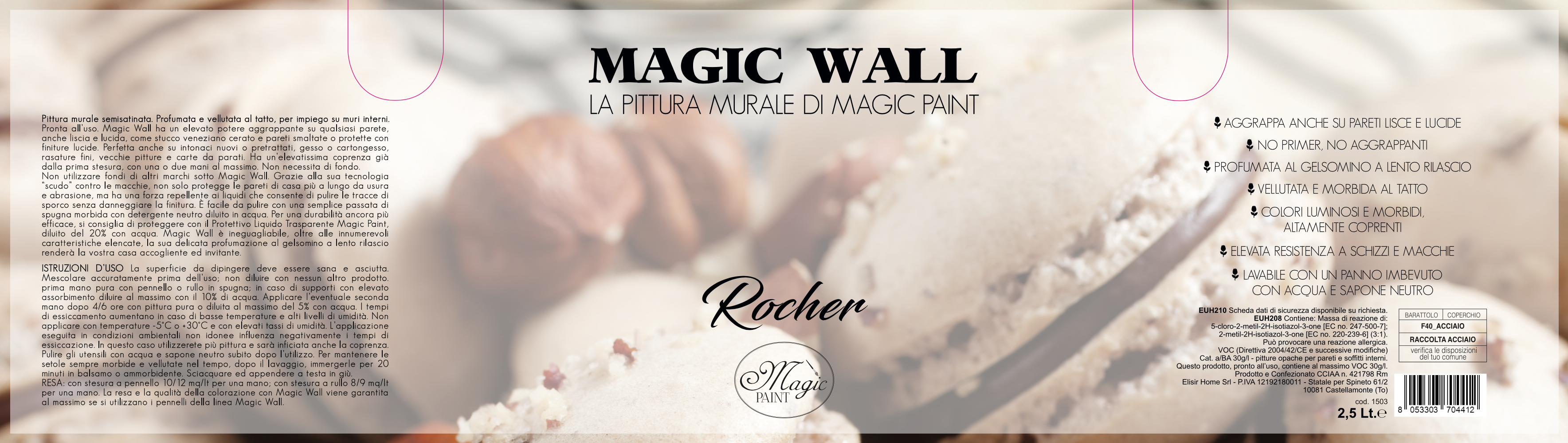 Magic Wall colore “ROCHER”