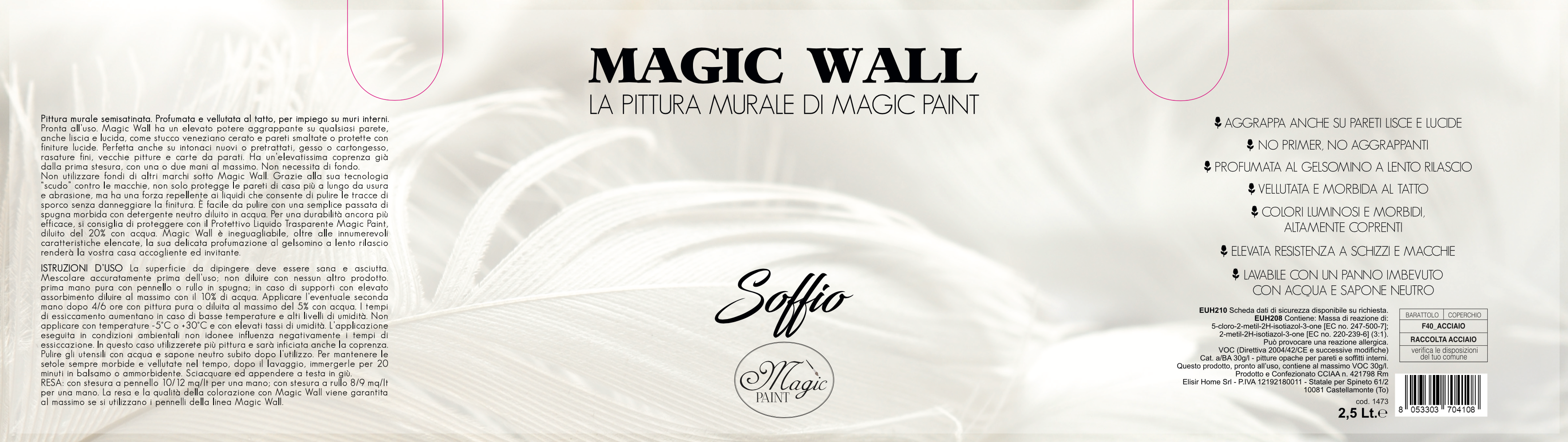 Magic Wall colore “SOFFIO”