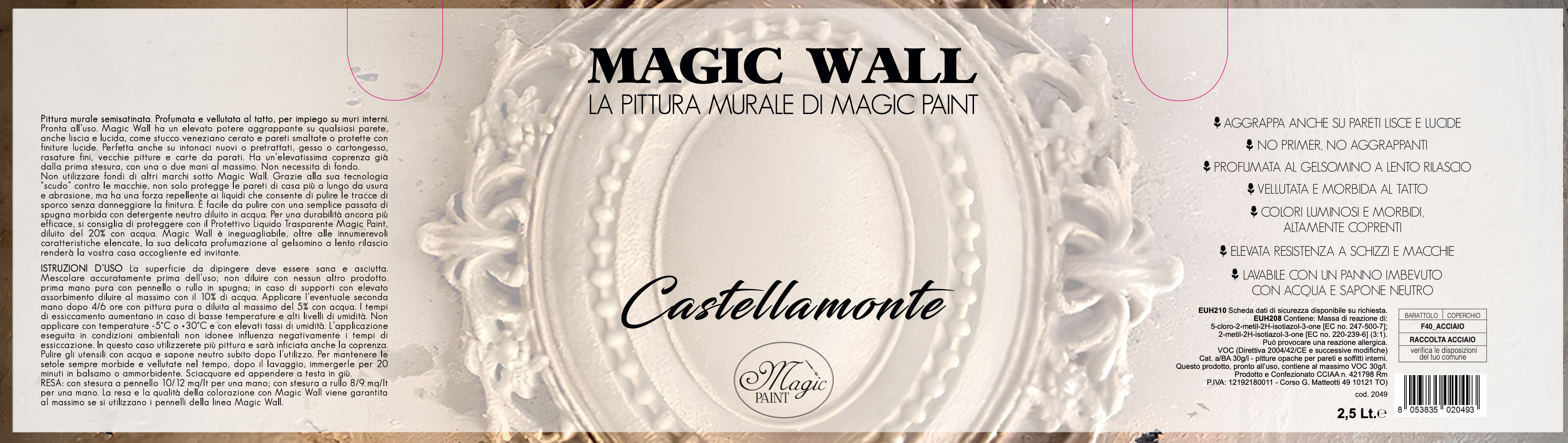 Magic Wall colore “CASTELLAMONTE”