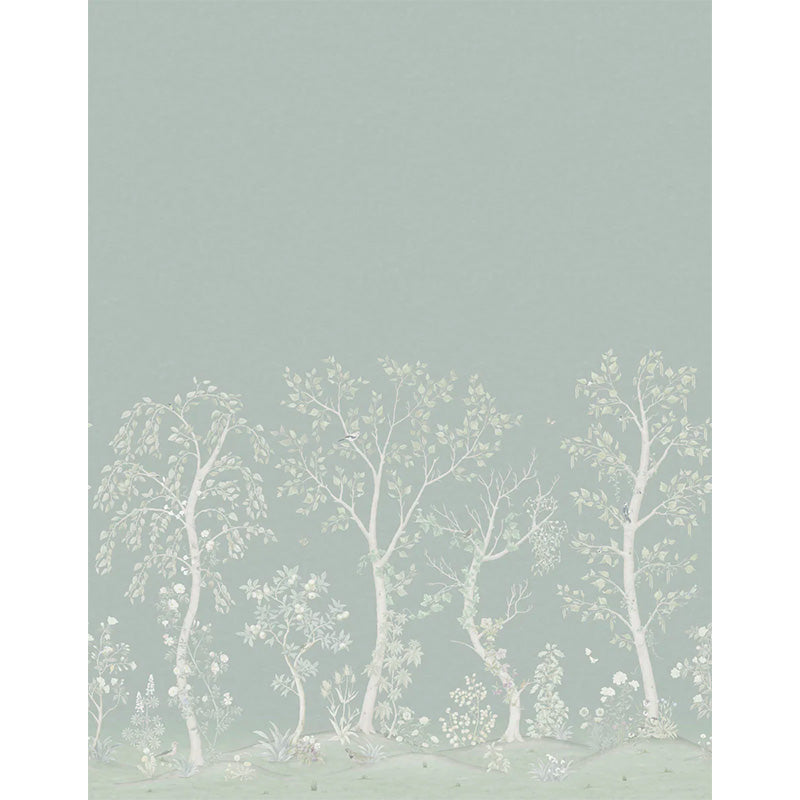Carta da Parati "SEASONAL WOODS Sage Pearl" The Garden | COLE & SON
