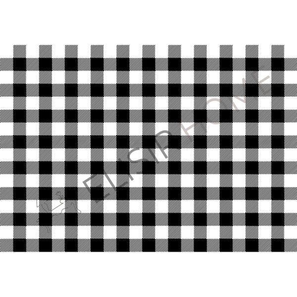 Stampa Trasferibile "COUNTRY, VICHY" 28x40 cm