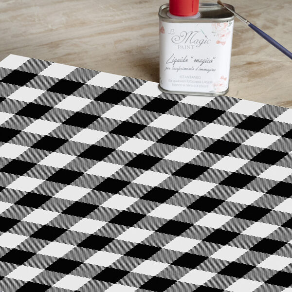 Stampa Trasferibile "COUNTRY, VICHY" 28x40 cm