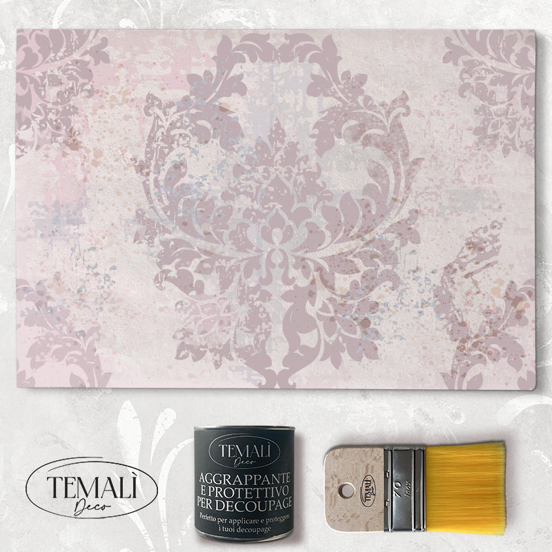 Découpage Tappezzeria - Damasco Moderno Rosa