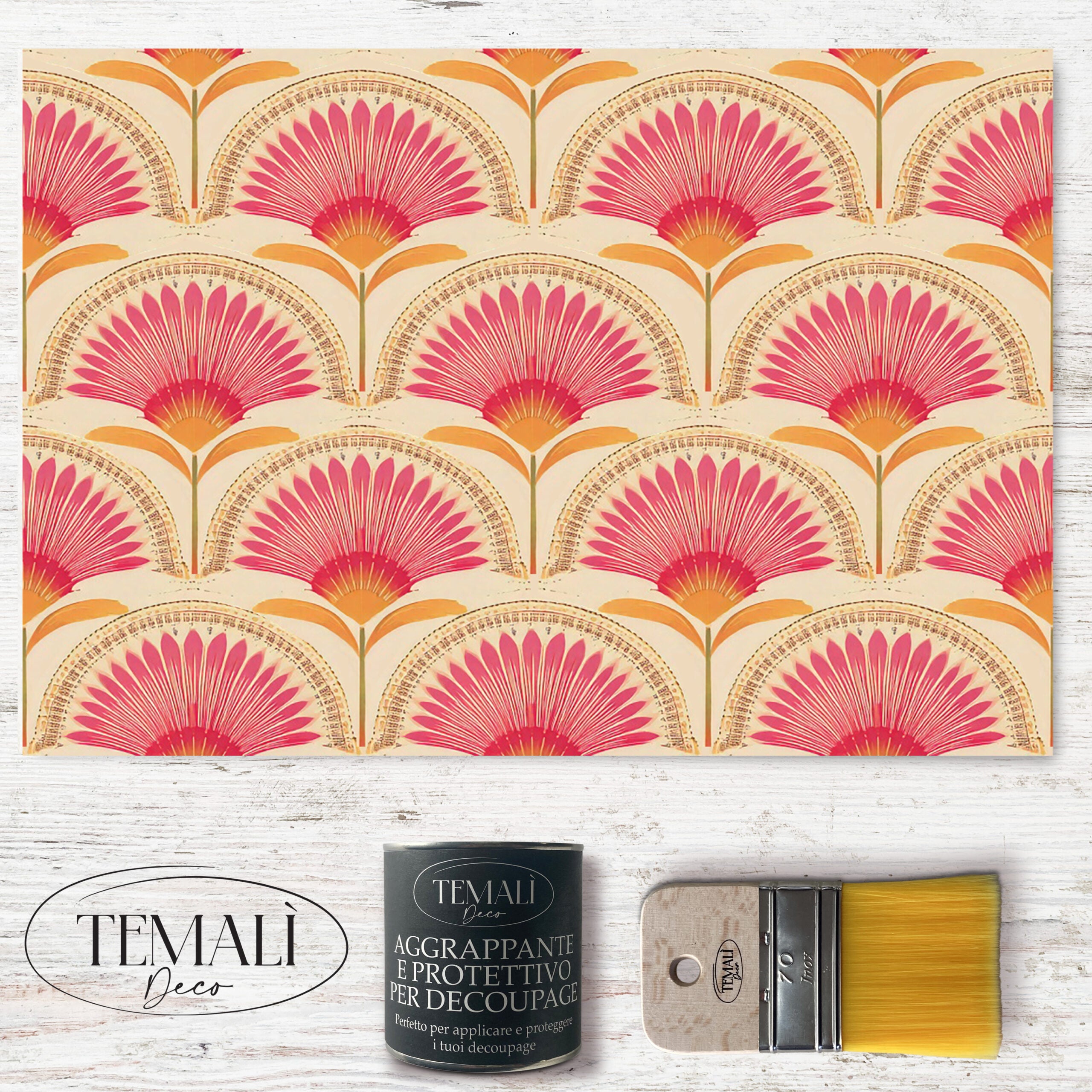 Découpage Tappezzeria – Girasoli vintage