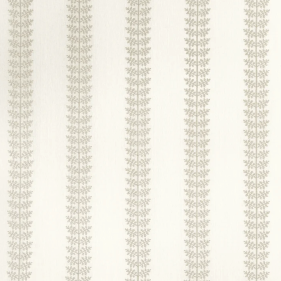 TESSUTO "Amble Embroidery Panna" boxwood | THIBAUT