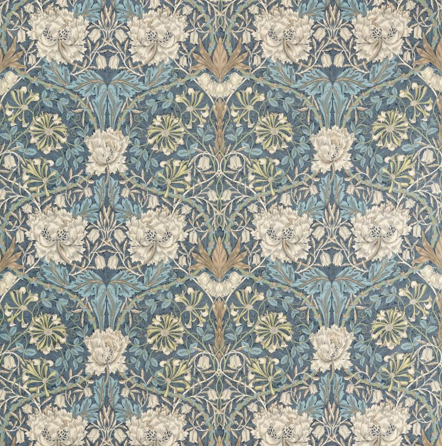 TELA "MADRESELVA Y TULIPÁN" Morris & Co - Morris & Amigos