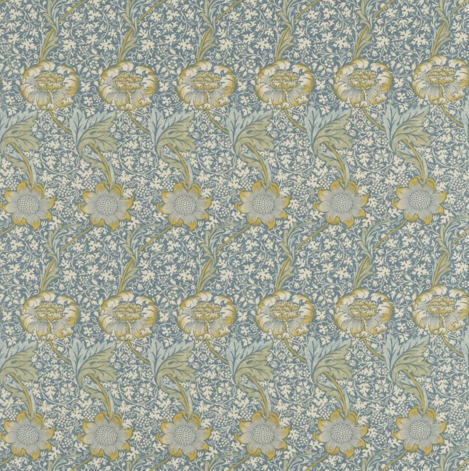 TELA "KENNET AZUL CIELO" Morris & Co - Morris & Amigos