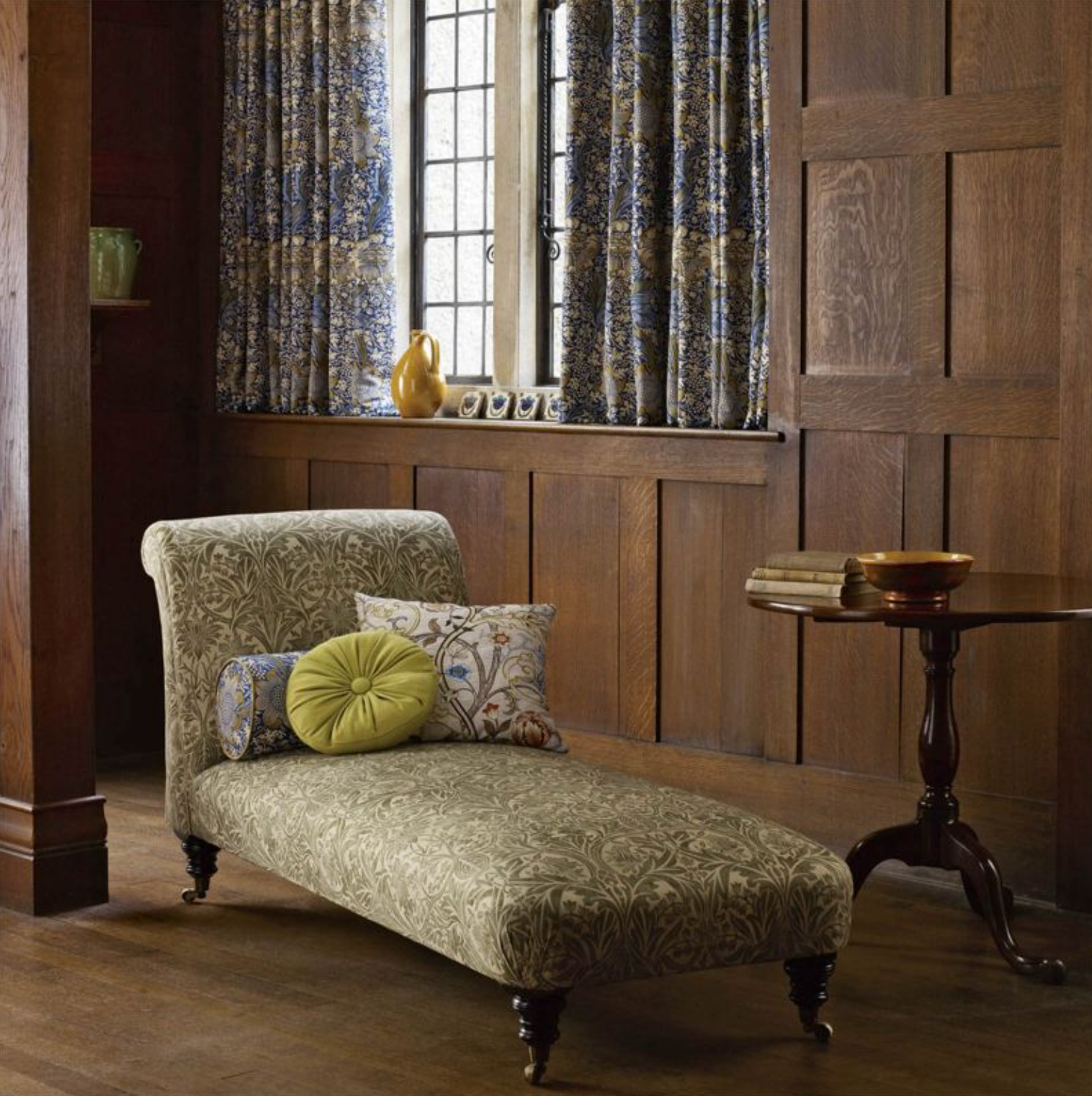 TELA "KENNET AZUL" Morris & Co - Morris y Amigos