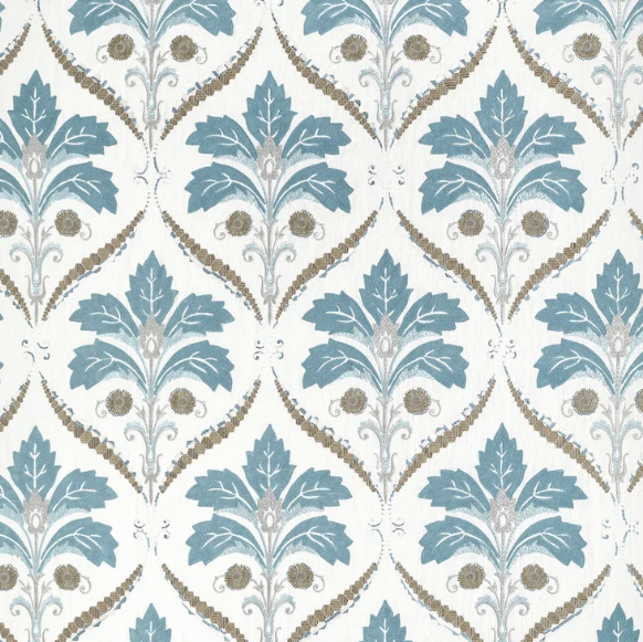 FABRIC "Tile Jacquard Cream & Oat" - The Contemporary - Cole & Son