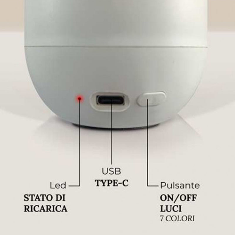 Diffusore Elettrico Lux - Bianco e Bronzo - ESSENZAPURA per Hypno Casa