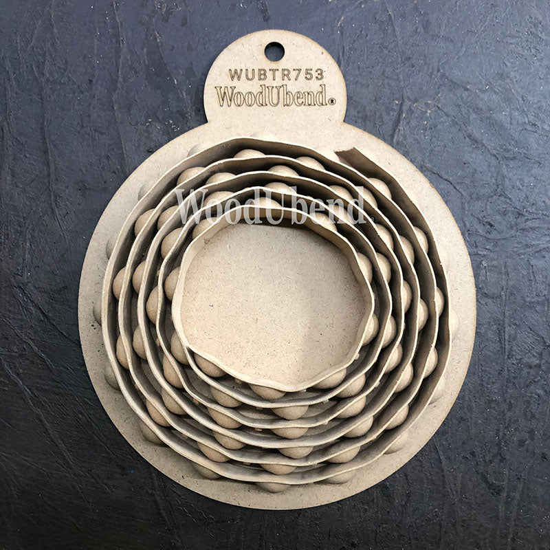 Fregio Decorativo "Cordone Perle di Fiume Big", WoodUbend