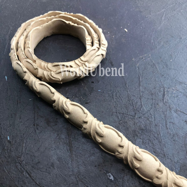 Fregio Decorativo "Cordone Foresta di Foglie ", WoodUbend