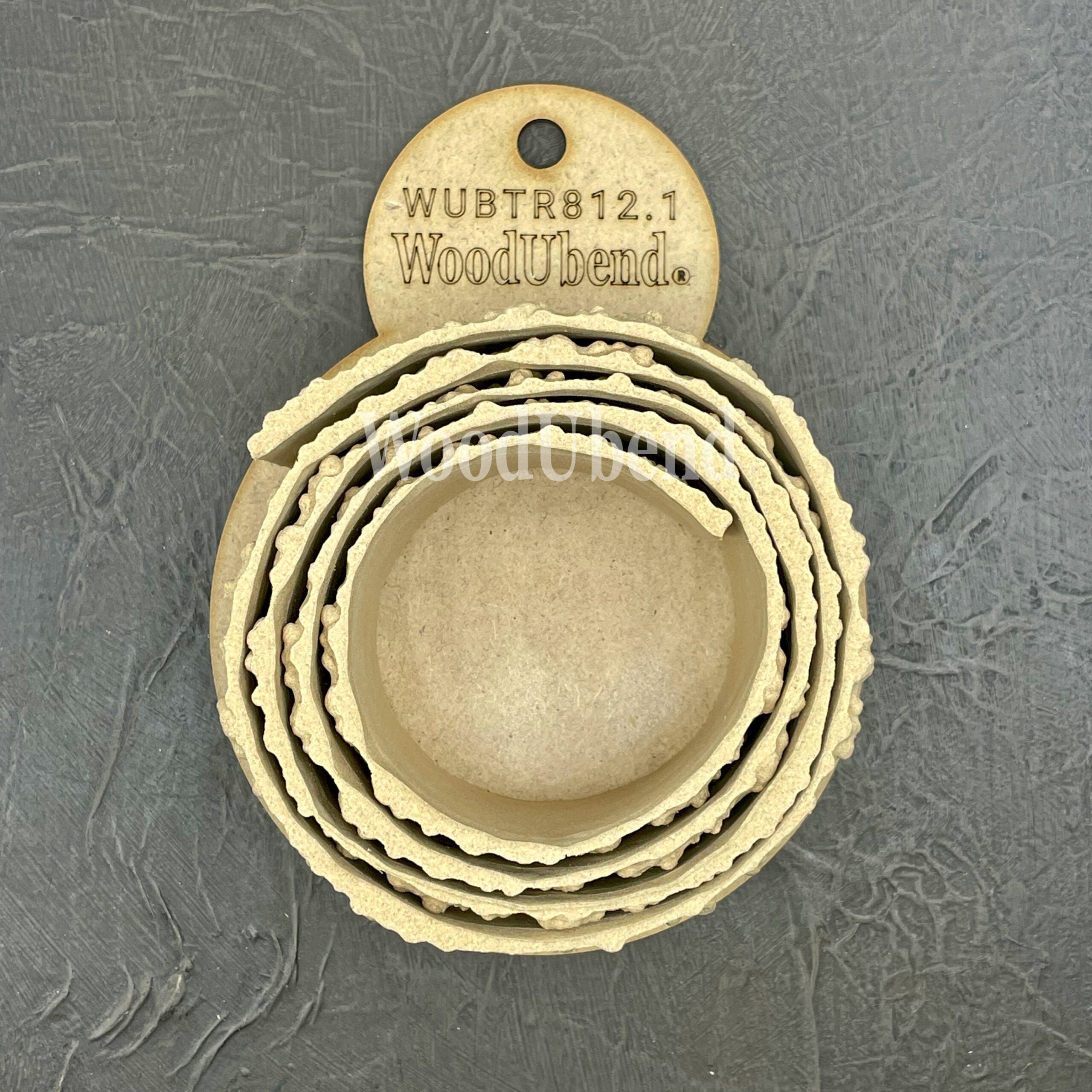 Fregio Decorativo "Cordone Fondo marino small", WoodUbend