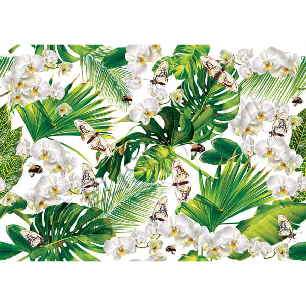 Stampa Trasferibile "FLORA & FAUNA, TROPICAL ORCHID" 28X40 cm