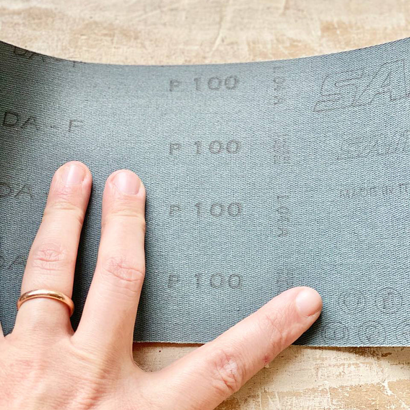 Carta vetro - BASE IN TELA - Grana P100