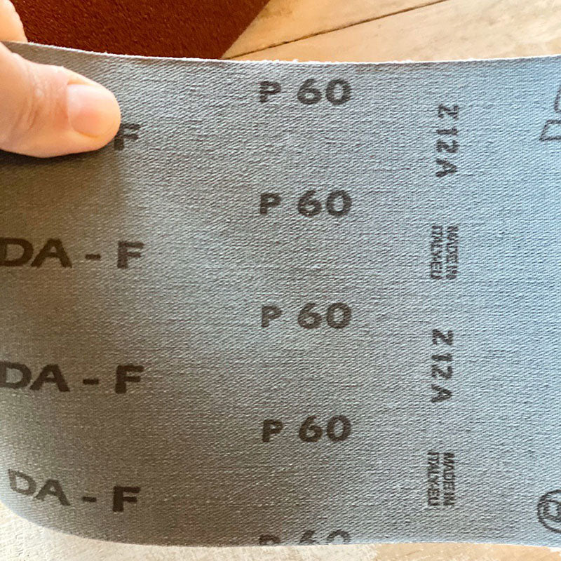 Carta vetro - BASE IN TELA - Grana P60