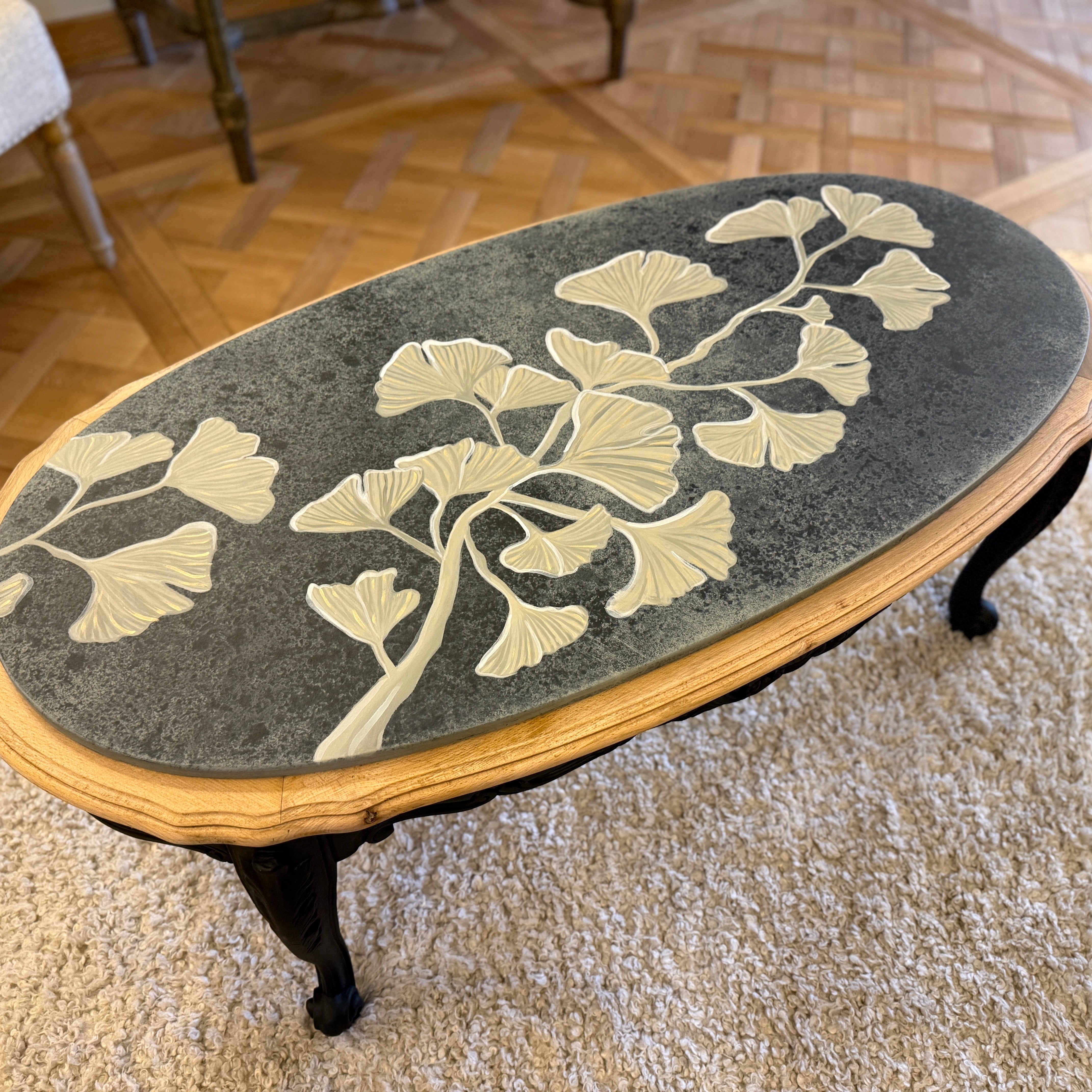 Tavolino Ginko e Nuit Parisienne - I Restyling di Elisa