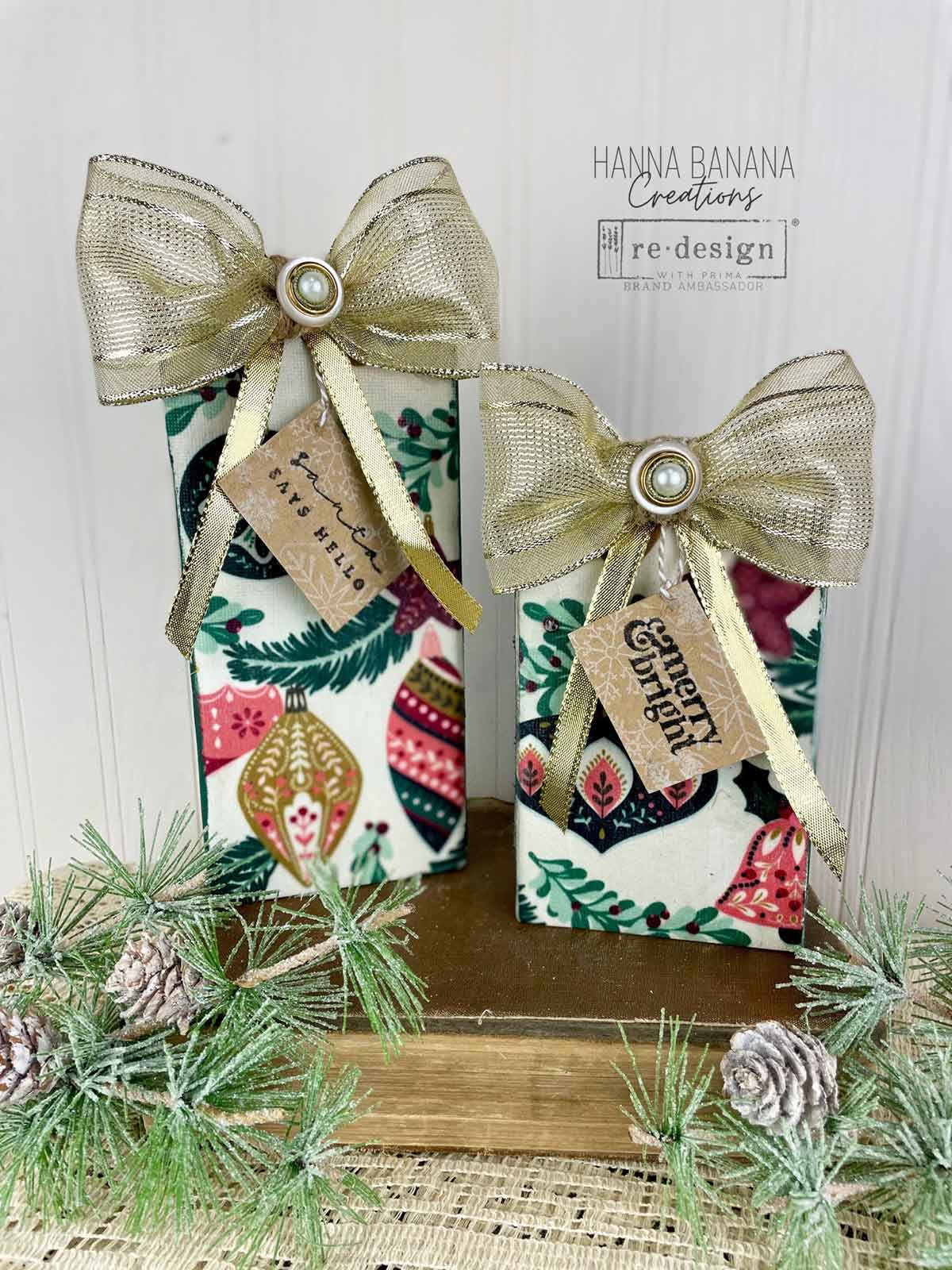 Redesign Decor Stamp "Here Comes Santa" 21,5 x 28 cm