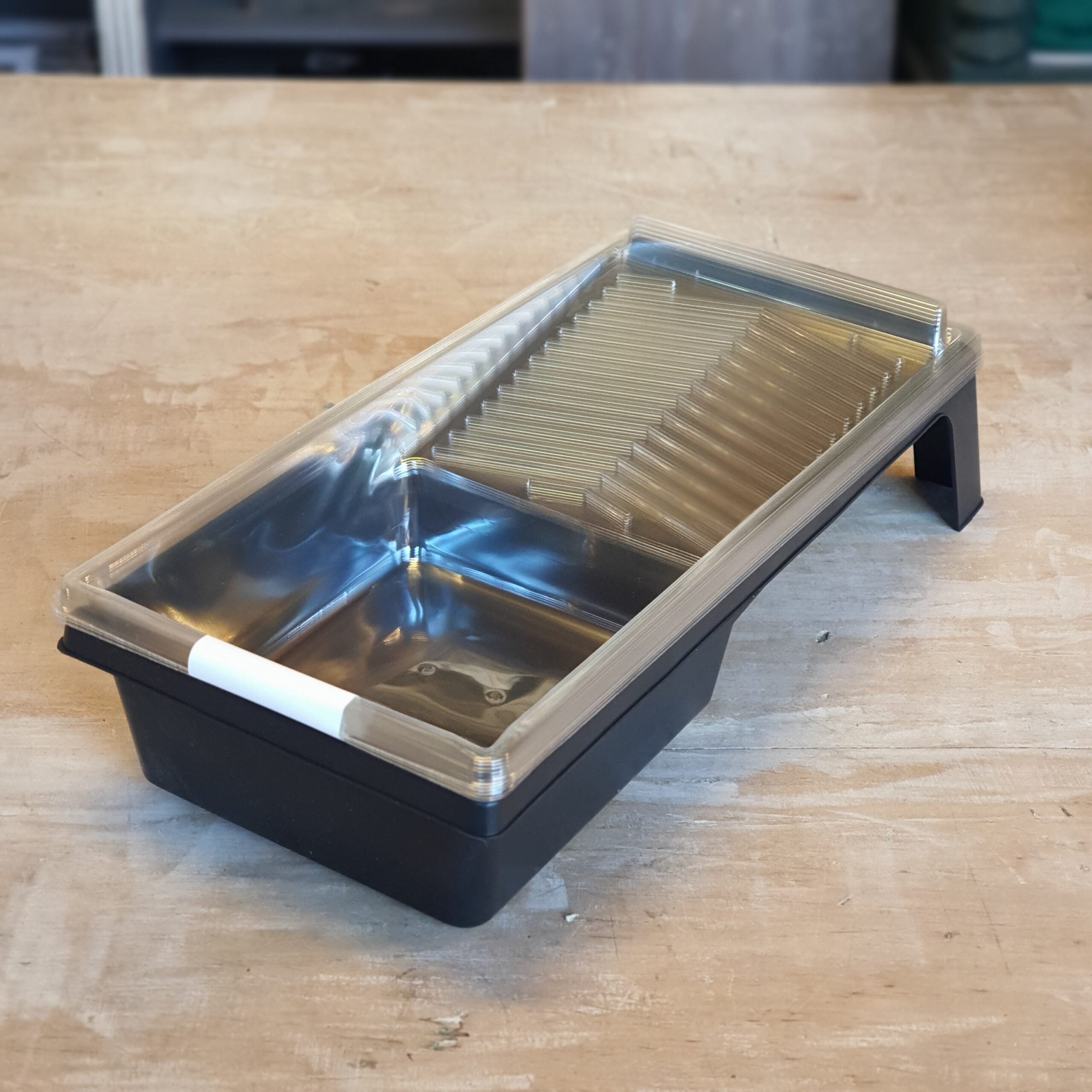 Vaschetta in plastica per rulli nera piccola