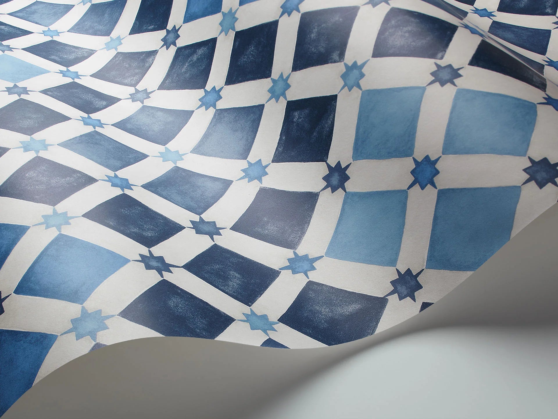 Carta da Parati "MARTYN LAWRENCE BULLARD" Zellige blu | COLE & SON